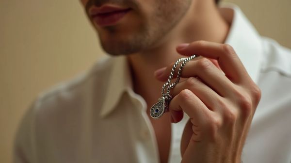 Pendentifs argent pour homme : élégance et style affirmé